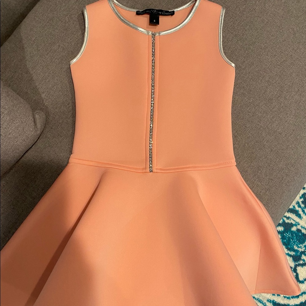 EUC Dolls and Divas scuba material dress size 4